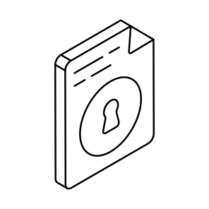 Secure File, Safe File, Secure Document, Secure Page, Sece Paper icon
