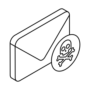 Spam Email, Spam Message, Spam Envelope, Infected Email, Spam Mail icon