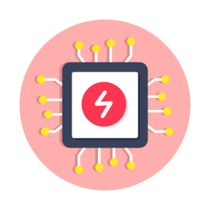 Ic, Chip, Integrated Circuit, Microchip, Semiconductor,icons icon
