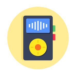Mp3 Player, Audio Music Device, Portable Device, Audio Listening, Walkman ,icon icon