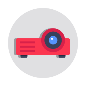 Projector, Beamer, Light, Presentation, Technology icon
