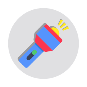 Torch, Flashlight, Electric Light, Portable Light, Beacon icon