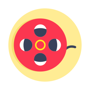 Videos Reel, Image Reel, Movie Reel, Cinematography, Film Reel, icon