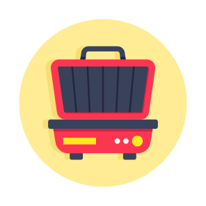 Waffle Maker, Waffle Machine, Sandwich Maker, Electronic, Kitchen Appliance icon