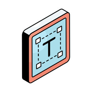 Text Tool, Resize Tool, Designing Tool, Graphic Tool, Illustrator Tool, icon