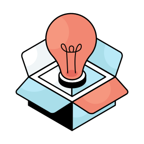 Think Outside The Box, Package, Creative Box, Creative Parcel, Innovative Box, Innovative Package icon