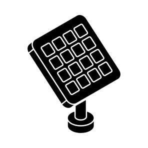 Solar Panel, Photovoltaic Cell, Solar Plate, Solar Energy, Energy Reservoir icon