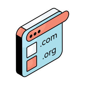 Web Domains, Website Domains, Web Address, Network Domains, Domains Name icon