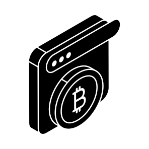 Web Bitcoin, Website Bitcoin, Webpage Bitcoin, Browser Bitcoin, Site Bitcoin icon