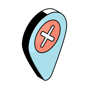 No Location, Direction, Navigation, Geolocation, Gps icon