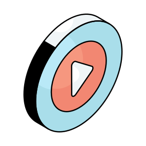 Online Media, Online Video, Video Streaming, Play Video, Multimedia icon
