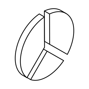 Pie Graph, Pie Chart, Infographic, Statistics, Data Analytics icon