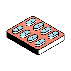 Pills Strip, Medicine, Tablets, Capsules, Taking Medicine icon