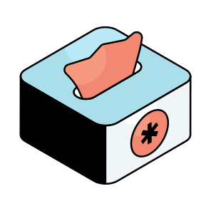 Tissue Box, Hygiene, Cleaning Paper, Tissue Papers, Napkins icon