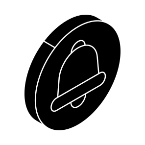 Bell, Alarm, Notification, Mute, Sound icon