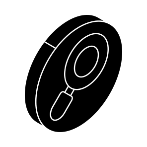 Magnifier, Magnifying Glass, Loupe, Exploration, Analysis icon