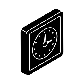 Wall Clock, Timepiece, Timekeeping Device, Timer, Chronometer icon