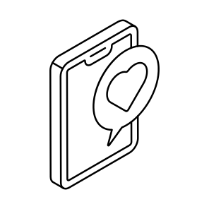Love Chat, Love Conversation, Love Message, Love Communication, Love Text icon