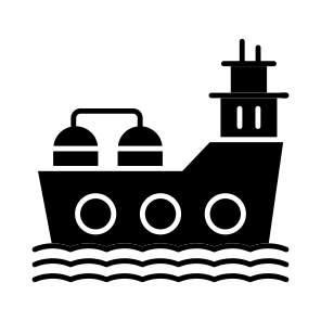 Cargo Boat, Cargo Ship, Freight Delivery, Sea Transport, Watercraft icon