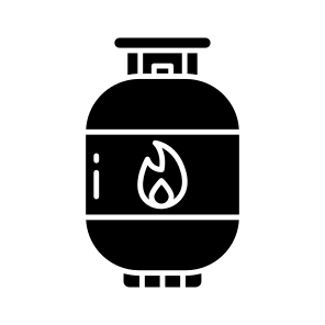 Gas Cylinder, Gas Tank, Gas Stove, Outdoor Stove, Gas Container, icon