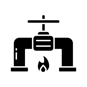 Gas Pipeline, Pipi Valve, Pvc, Spigot, Gas Pipeline icon