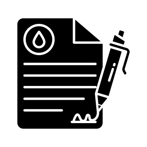 Oil Contract, Signed Document, Doc, Agreement, Fuel Contract icon