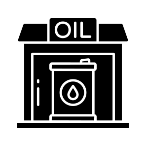 Oil Shop, Oil Cask, Oil Barrel, Petrol Drum, Petroleum icon
