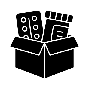 Medicine Box, Medicine Parcel, Package, Carton, Box, icon