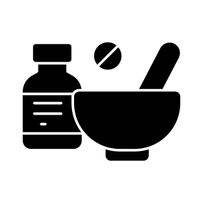 Pestle Mortar, Grinder, Mixer, Herbal Medication, Ayurvedic,,icons icon