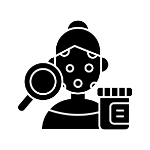 Skin Test, Skin Analysis, Search Skin, Skin Exploration, Dermatology icon