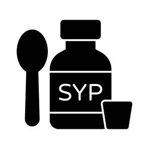 Syrup, Liquid Medicine, Medicine Bottle, Medicine Jar, Medical Treatment icon