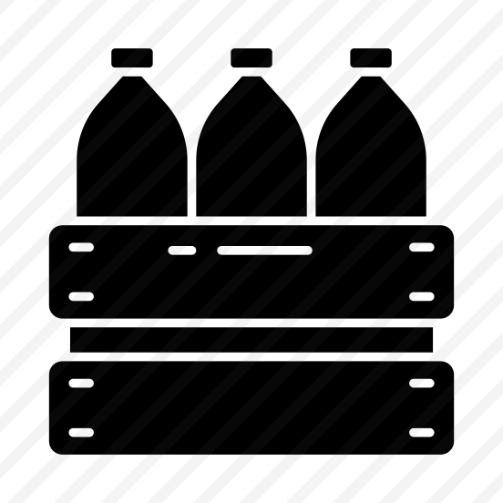 Bottles Crate, Water Bottles, Bottle Box, Wooden Box, Glass Bottles  preview