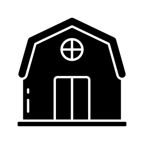 Farmhouse, Farmstead, Ranch, Barn, Homestead icon