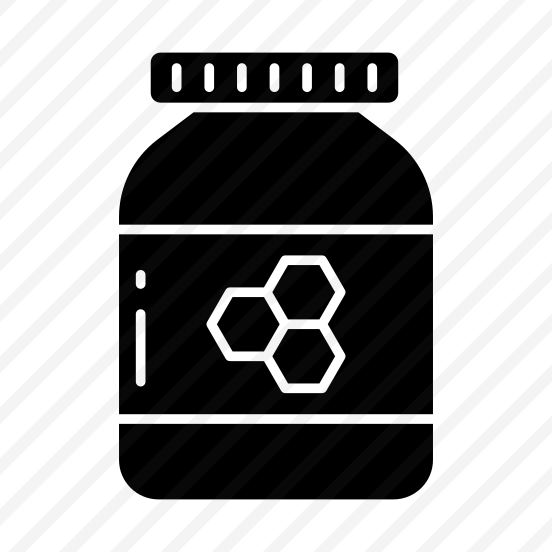 Honey Jar, Honey Bottle, Honey Pot, Honey Preserve, Glass Bottle  preview