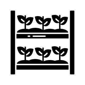 Hydroponic, Home Garden, Farming, Agriculture, Growing Plants icon