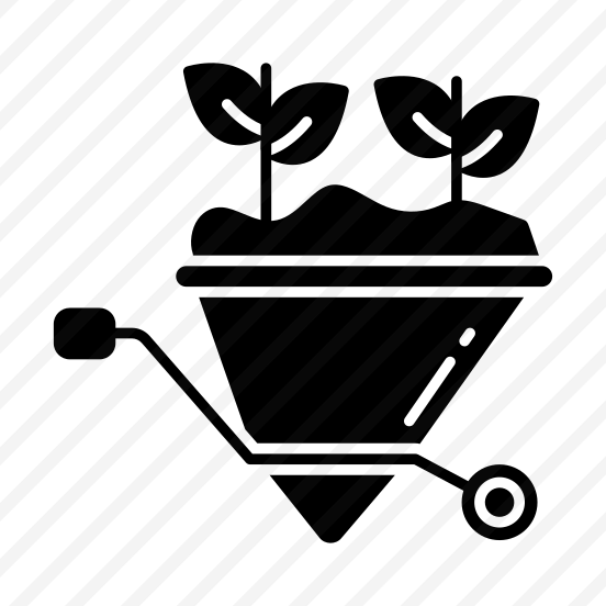 Mulch, Dirt Carrier, Wheelbarrow, Pushcart, Handcart,  preview