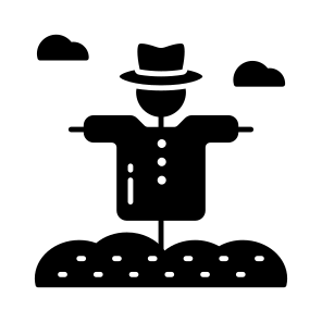 Scarecrow, Strawman, Effigy, Farming Guard, Farming Halloween icon