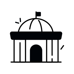 Government Building, Government Architecture, Dome Building, Ministry, City Hall icon
