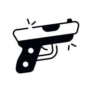 Gun, Pistol, Shooting, Weapon, Firearm  icon