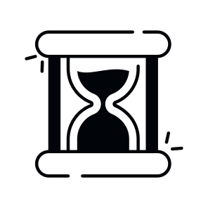 Hourglass, Sandglass, Vintage Timer, Timepiece, Timekeeping Device,  icon