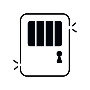 Jail, Jailhouse, Lockup, Penitentiary, Prison House icon