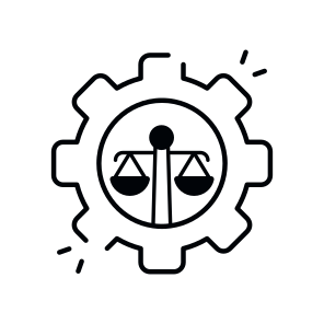 Law Management, Law Development, Justice Management, Justice Development, Law Enforcement  icon