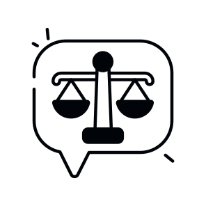 Legal Advice, Legal Message, Legal Chat, Legal Text, Legal Communication,  icon