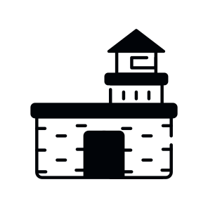 Military Base, Military Camp, Military Fort, Military Headquarter, Garrison,  icon