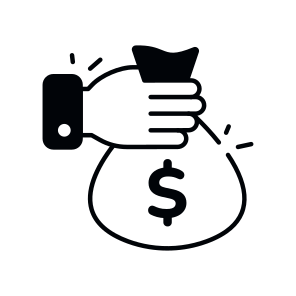 Money Bag, Dollar Sack, Finance, Wealth, Economy icon