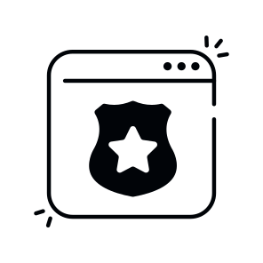 Online Police, Police Website, Police Website, Internet Police, Cyber Police  icon