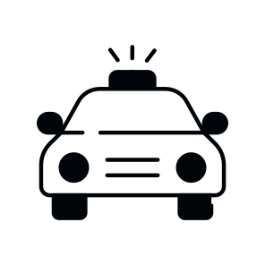 Police Car, Cop Car, Police Vehicle, Automobile, Automotive  icon