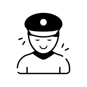 Policeman, Police Officer, Cop Man, Cop Officer, Patrolman  icon