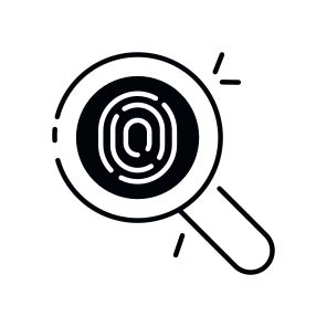 Search Fingerprint, Search Thumbprint, Fingerprint Analysis, Fingerprint Scanning, Fingerprint Exploration  icon