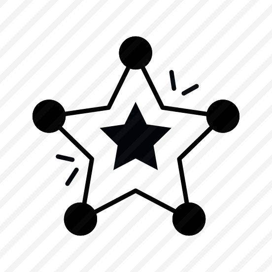 Sheriff Badge, Star Badge, Police Badge, Security Badge, Safety Badge, preview